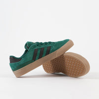 Adidas Busenitz Vulc II Shoes - Collegiate Green / Core Black / Gum thumbnail