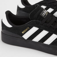 Adidas Busenitz Vulc II Shoes - Core Black / FTWR White / Gold Metallic thumbnail