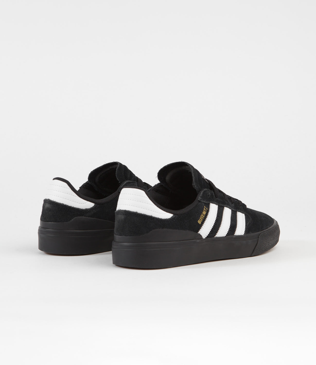 Adidas Busenitz Vulc II Shoes - Core Black / FTWR White / Gold Metalli |  Flatspot