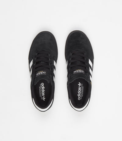 Adidas Busenitz Vulc II Shoes - Core Black / FTWR White / Gold Metallic