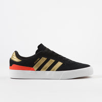 Adidas Busenitz Vulc II Shoes - Core Black / Gold Metallic / Solar Red thumbnail