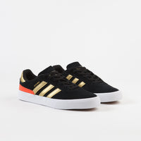 Adidas Busenitz Vulc II Shoes - Core Black / Gold Metallic / Solar Red thumbnail