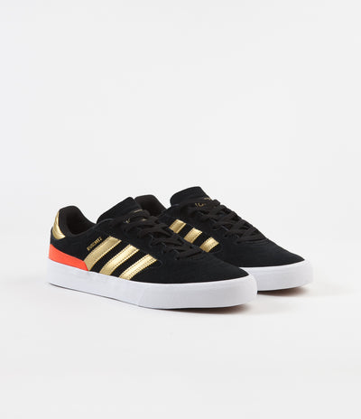 adidas gunner pants black sneakers kids Cheap Arvind Jordan Outlet Adidas Busenitz Vulc II Shoes Core Black Gold Metallic Solar Red