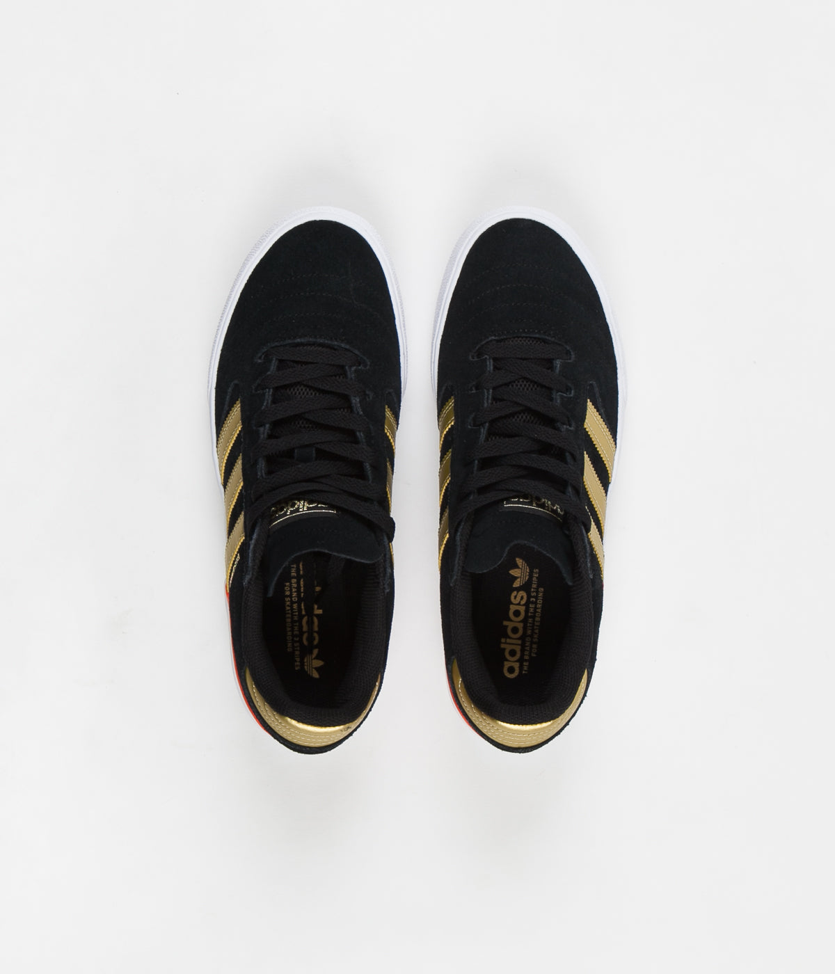 Adidas Busenitz Vulc II Shoes Core Black Gold Metallic Solar