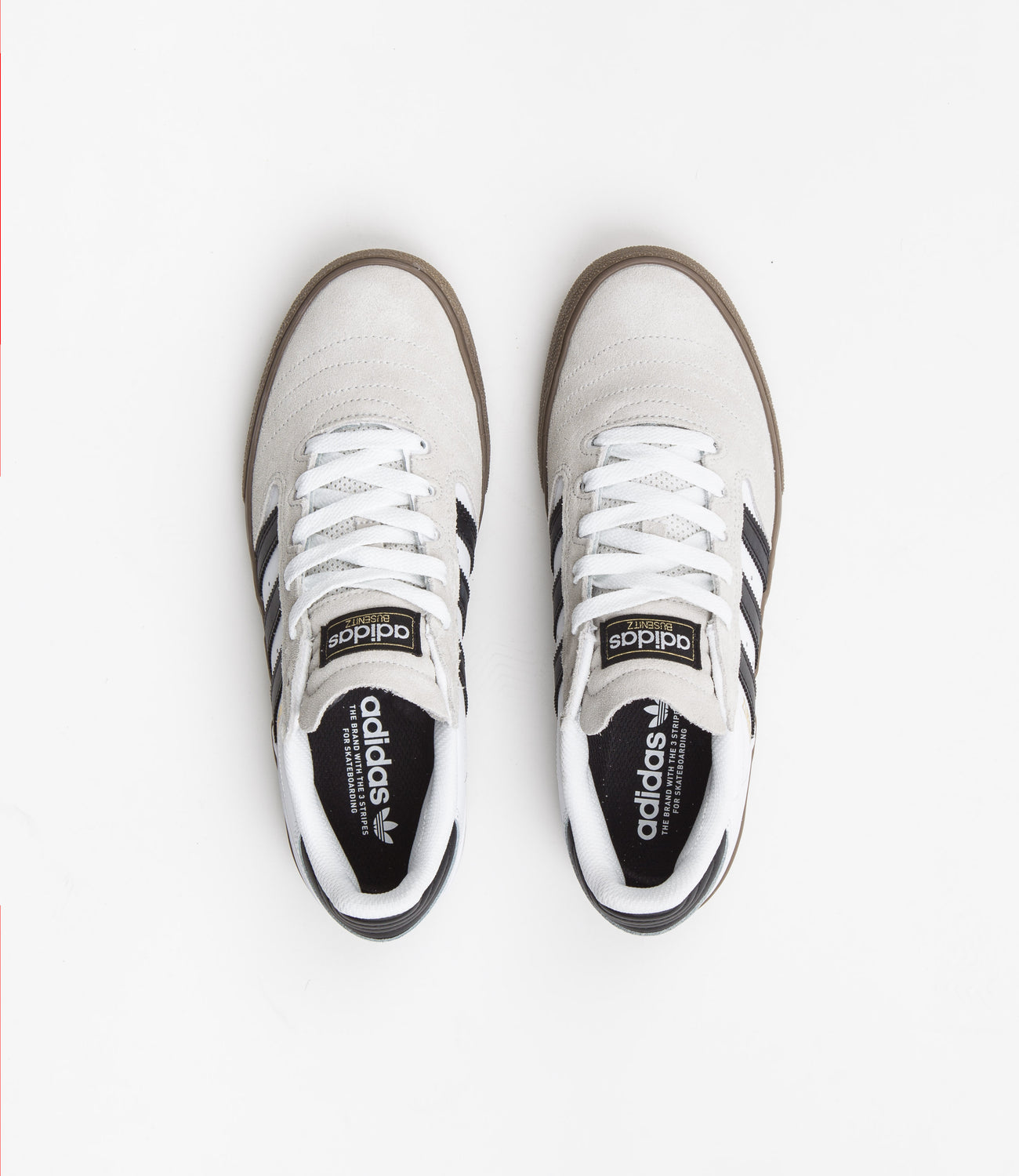 Adidas Busenitz Vulc II Shoes FTWR White Core Black Gold Metalli Flatspot