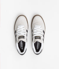 Adidas Busenitz Vulc II Shoes FTWR White Core Black Gold Metalli Flatspot