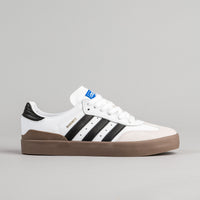 Adidas Busenitz Vulc Samba Shoes - White / Core Black / Bluebird thumbnail