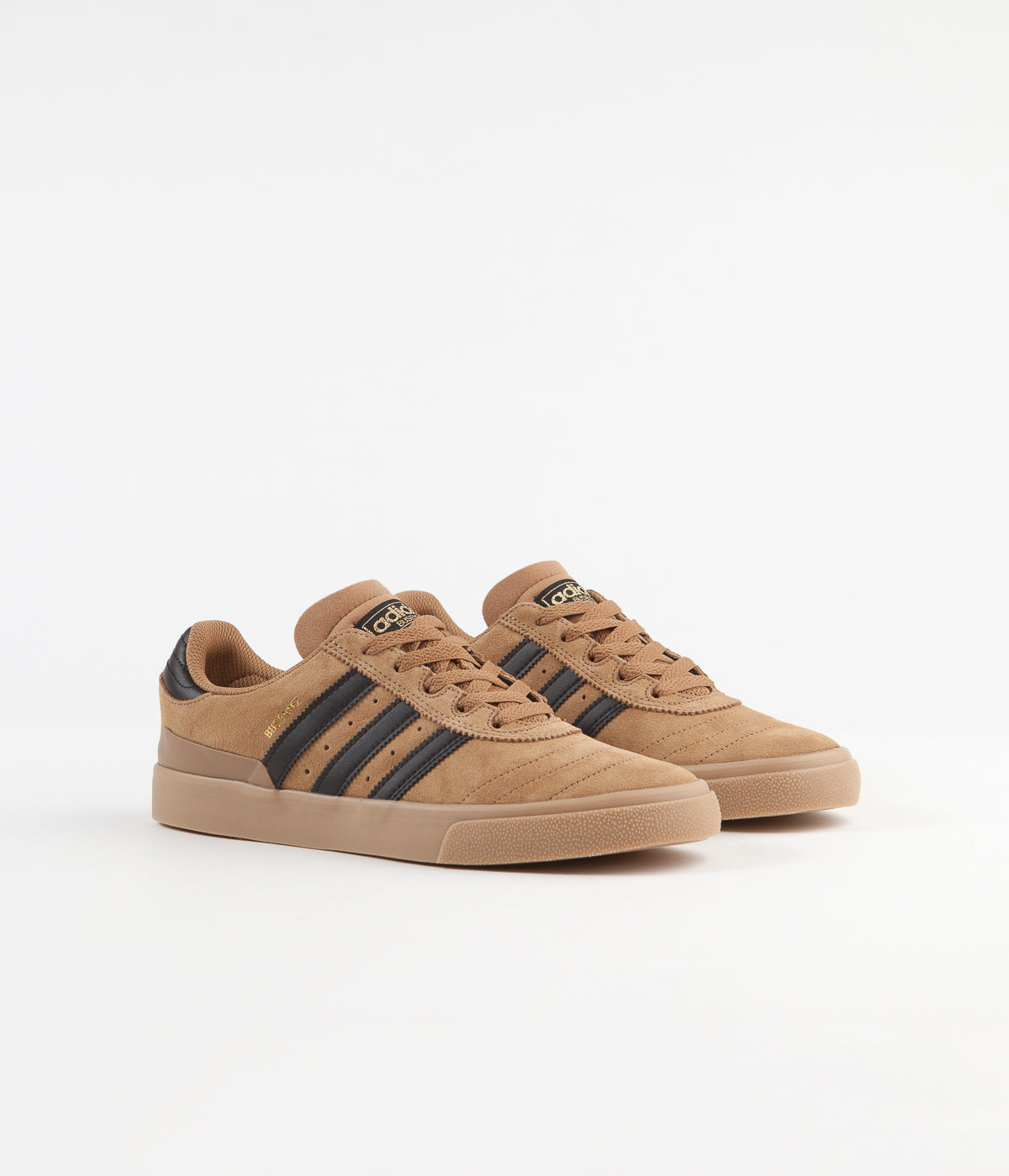Adidas Busenitz Vulc Shoes Raw Desert Core Black Gum4 Flatspot