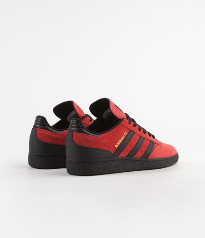 Adidas Busenitz x Rodrigo Shoes Scarlet Core Black Gold Flatspot