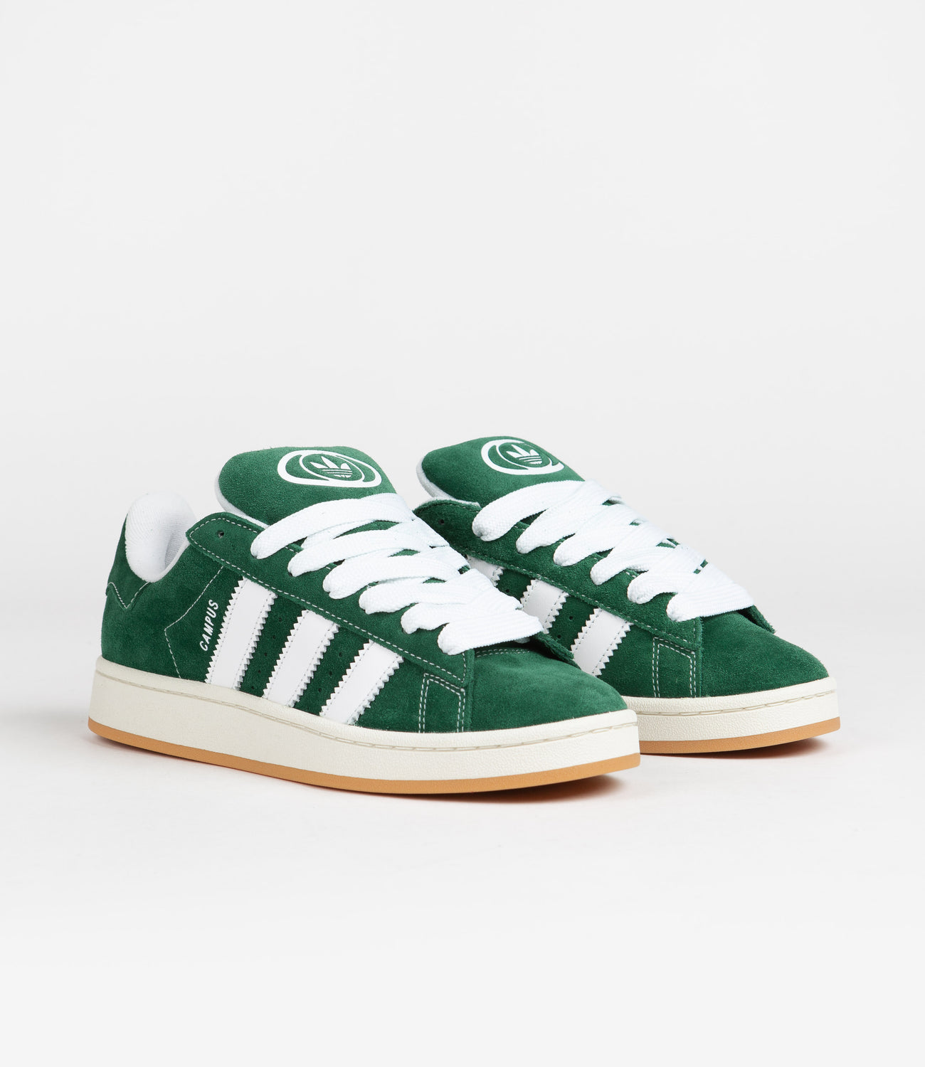 Adidas Campus 00s Shoes - Dark Green / FTWR White / Off White