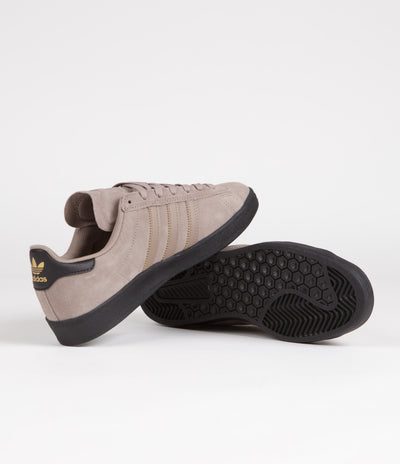 Adidas Campus Adv Shoes - Chalky Brown / Chalky Brown / Gold Metallic