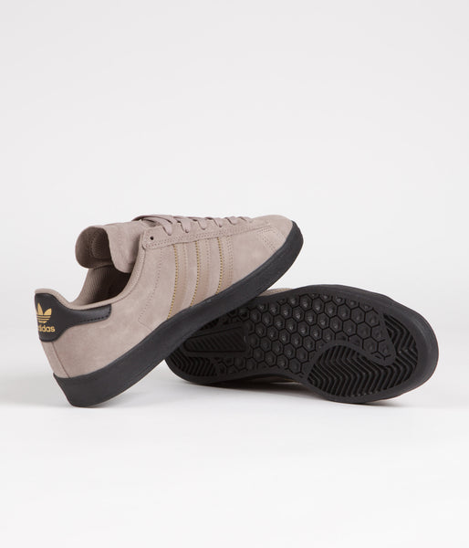 Adidas Campus Adv Shoes - Chalky Brown / Chalky Brown / Gold Metallic ...