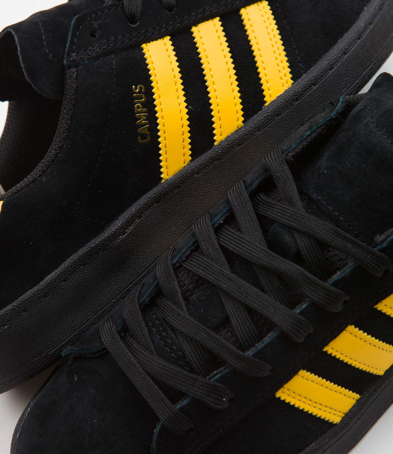 Adidas Campus Adv Shoes Core Black Bold Gold Core Black