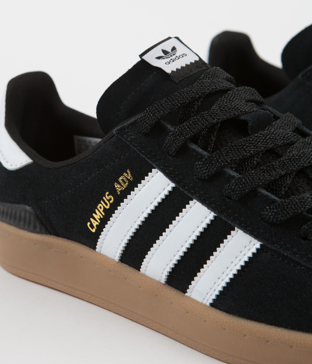 Adidas campus on sale adv black gum