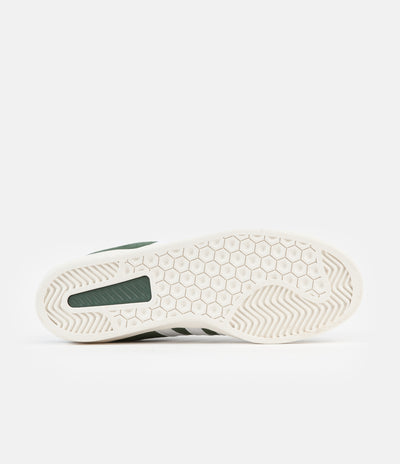 Adidas Campus ADV Shoes in Green Oxide and White / White