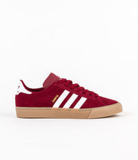 Adidas Campus Vulc II Adv Shoes - Collegiate Burgundy / White / Gum4