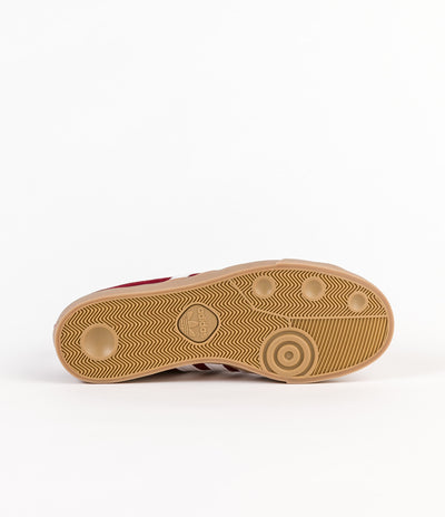 Adidas Campus Vulc II Adv Shoes - Collegiate Burgundy / White / Gum4