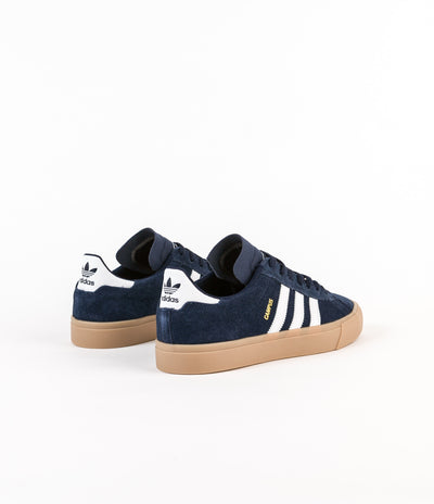 Adidas Campus Vulc II Adv Shoes - Collegiate Navy / White / Gum4