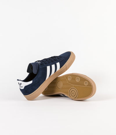 Adidas Campus Vulc II Adv Shoes - Collegiate Navy / White / Gum4