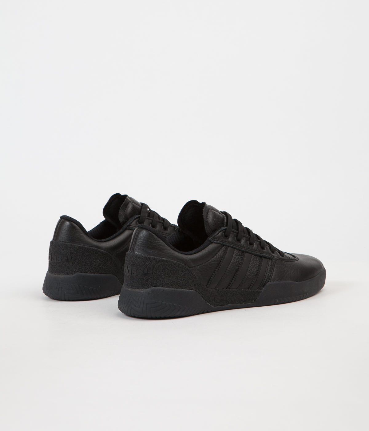 Adidas city cup black leather top