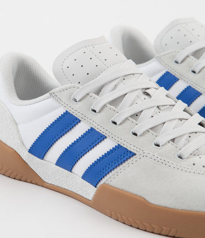 Adidas City Cup Shoes - Crystal White / Blue / Gum4