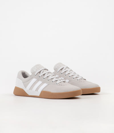 Adidas City Cup Shoes - Crystal White / Chalk Pearl / Gum4