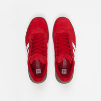 Adidas City Cup Shoes - Scarlet / White / Gum thumbnail