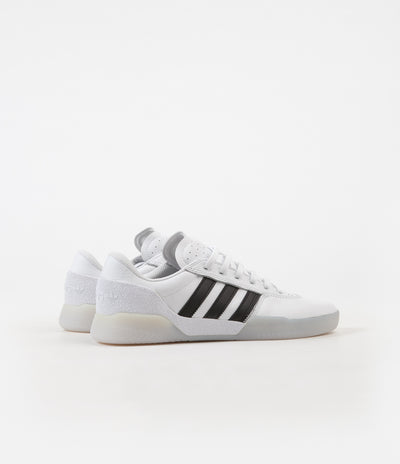 Adidas City Cup Shoes - White / Core Black / Light Solid Grey