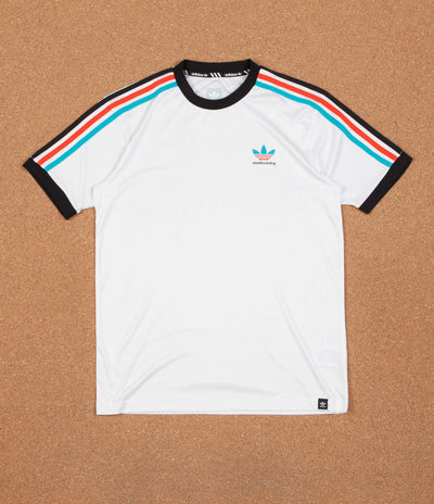 Adidas Clima Club Jersey - White / Energy Blue / Energy / Black