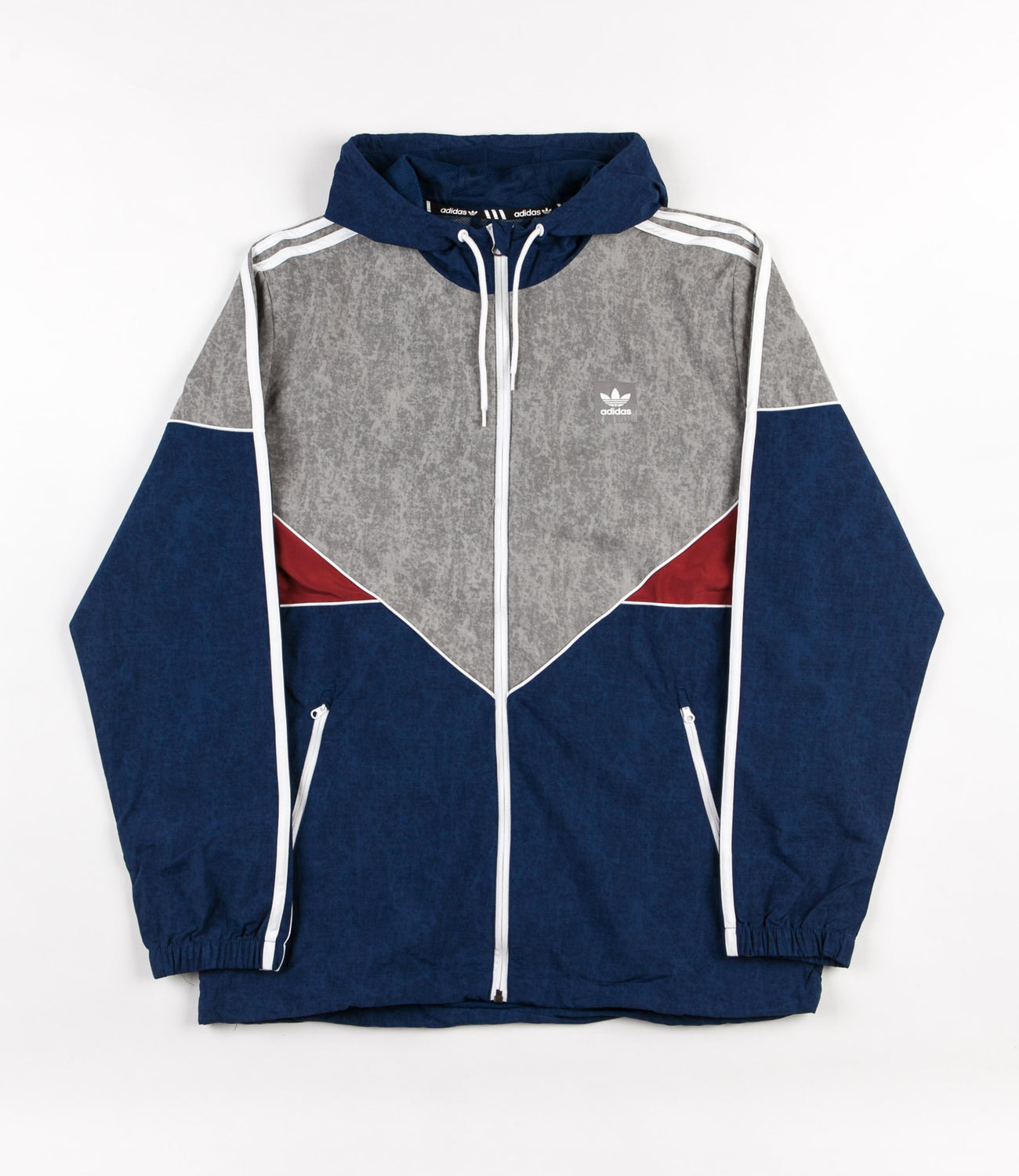 Adidas Colorado Nautical Jacket - Mystery Blue / Mystery Red / Solid G ...
