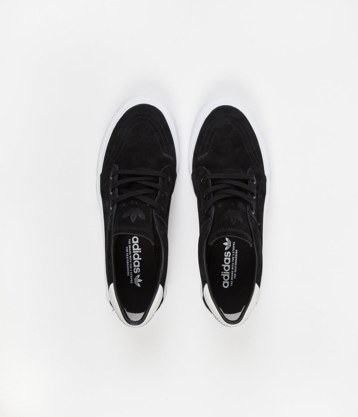 Adidas suede trainers black sales