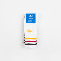 Adidas Crew Socks (3 Pair) - White / Multi thumbnail