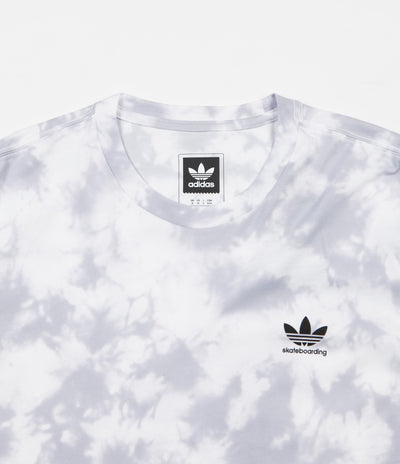 Adidas CS Clima 2.0 All Over Print T-Shirt - Clear Grey / White