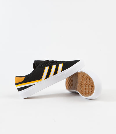 Adidas Delpala Premiere Shoes - Core Black / White / Crew Yellow