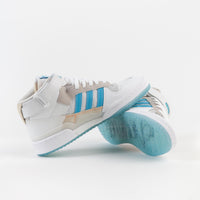 Adidas Diego Forum 84 Mid ADV Shoes - FTWR White / Signal Cyan / Grey One thumbnail