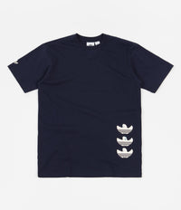 Adidas Drawn Shmoofoil T-Shirt - Collegiate Navy / Wonder White