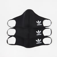 Adidas Face Masks (3 Pack) - Black / White thumbnail