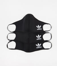 Adidas Face Masks (3 Pack) - Black / White