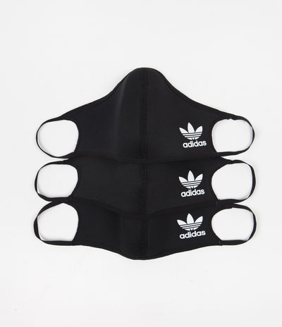 Adidas Face Masks (3 Pack) - Black / White