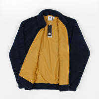 Adidas Fleece Track Jacket - Collegiate Navy / Legacy Gold / Mineral Red thumbnail
