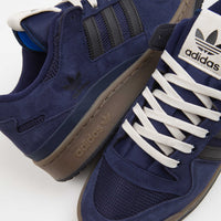 Adidas Forum 84 Low ADV Shoes in Collegiate Navy and Core Black / Bluebird thumbnail