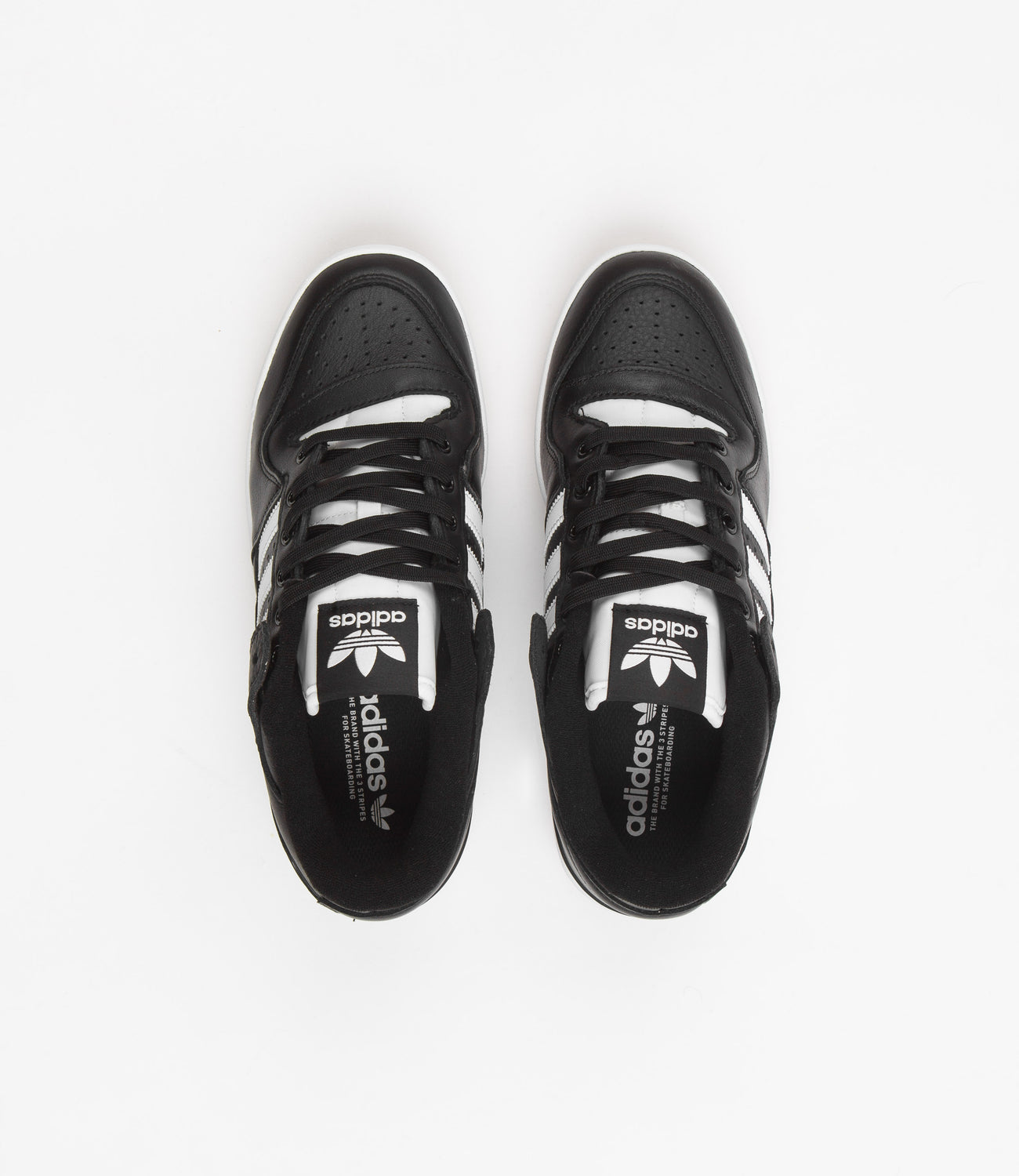 Black shoes clearance with white stripe