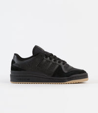 Adidas Forum 84 Low ADV Shoes Core Black Core Black Vivid Red Flatspot
