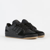 Adidas Forum 84 Low ADV Shoes - Core Black / Core Black / Vivid Red thumbnail