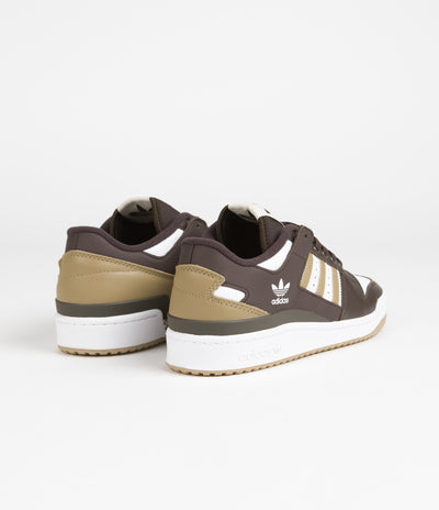 Adidas Forum 84 Low ADV Shoes - Dark Brown / Ecru Tint / Cloud White
