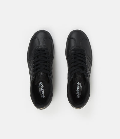 Adidas Gazelle ADV Shoes - Core Black / Core Black / Gold Metallic