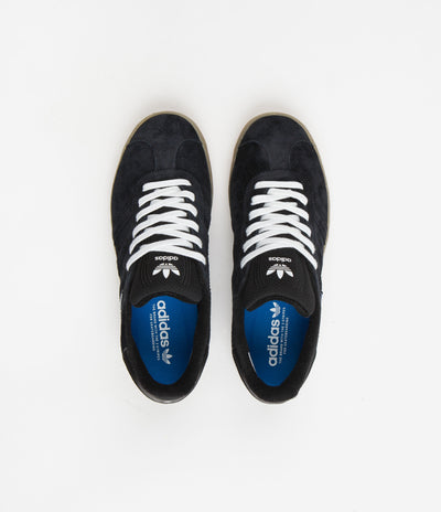 Adidas Gazelle ADV Shoes - Core Black / FTWR White / Bluebird | Flatspot