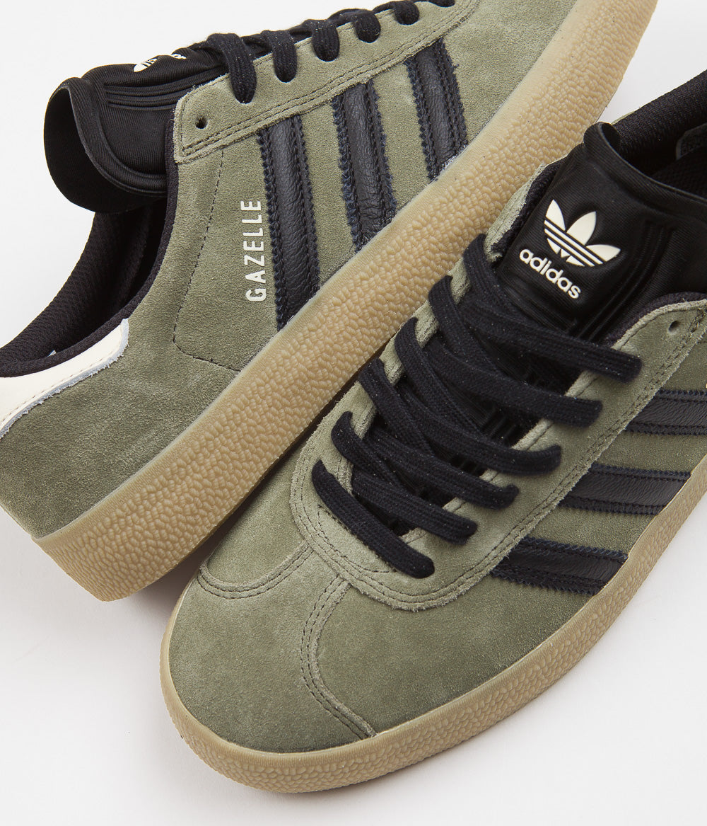 Adidas gazelle olive deals
