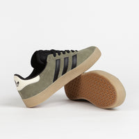 Adidas Gazelle ADV Shoes - Olive Strata / Core Black / Ecru Tint thumbnail