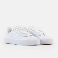 Adidas Gazelle ADV Shoes - White / White / Gold Metallic thumbnail